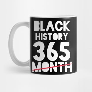 Black History Month 24/7/365 Black men African American Mug